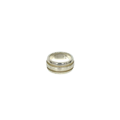Tiffany & Co Group Double Line Ring 925 Sterling Silver — view 6