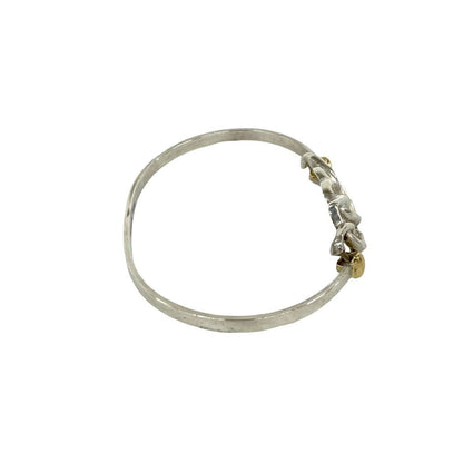 Tiffany & Co Vintage Triple Heart Bangle 925 Sterling Silver Bracelet — view 6