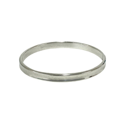 Tiffany & Co Vintage Narrow Bangle 925 Sterling Silver Bracelet — view 4