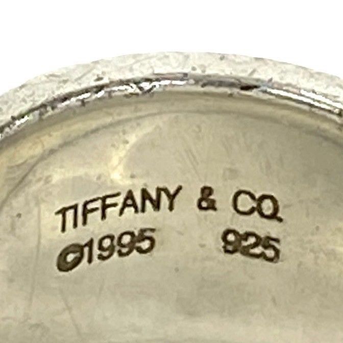 Tiffany & Co Box Vintage Atlas Wide Ring 925 Sterling Silver No 10 — view 3