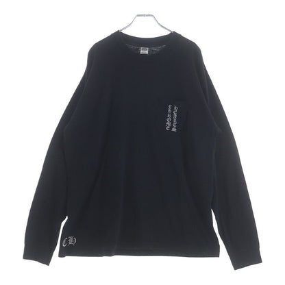 Chrome Hearts Rs3 Cross L S Tee Vertical Logo All Sleeve Long Crew Neck — view 2