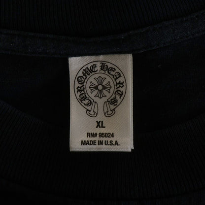 Chrome Hearts Rs3 Cross L S Tee Vertical Logo All Sleeve Long Crew Neck — view 7