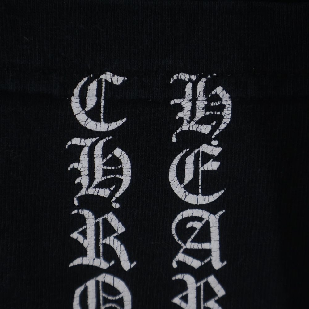 Chrome Hearts Rs3 Cross L S Tee Vertical Logo All Sleeve Long Crew Neck — view 6