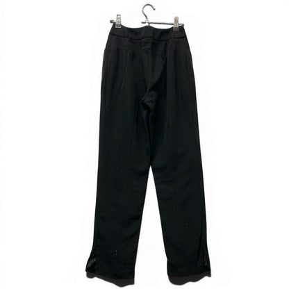 Chanel Trousers Pants Bottom 34 Black Wool — view 3