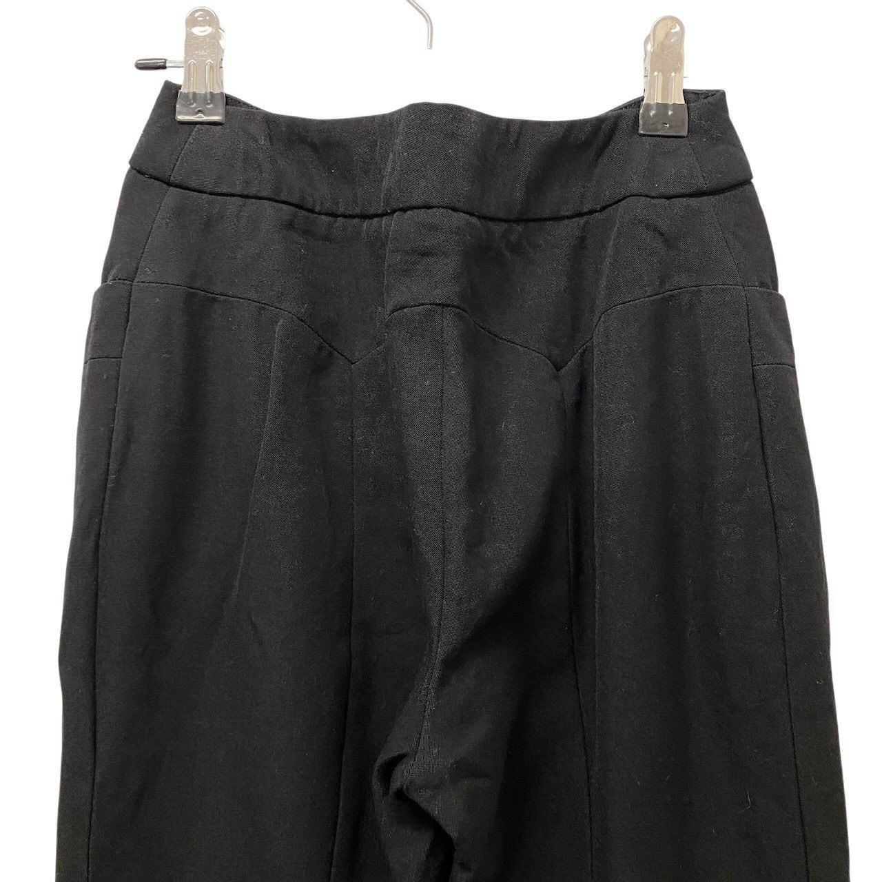 Chanel Trousers Pants Bottom 34 Black Wool — view 5
