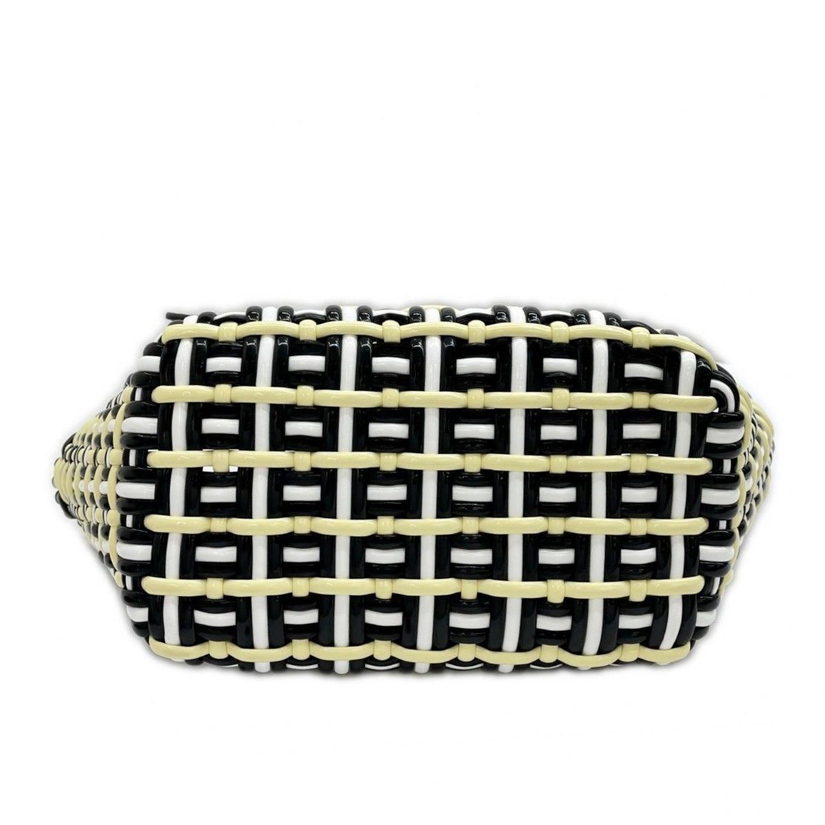Balenciaga Handbag Bistro Basket XS Black White Yellow — view 5
