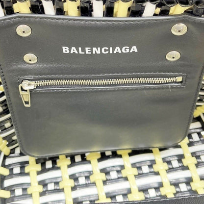 Balenciaga Handbag Bistro Basket XS Black White Yellow — view 8