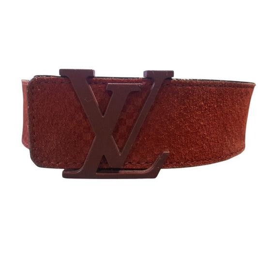 Louis Vuitton Ceinture LV Initial Belt 90 Canvas Leather