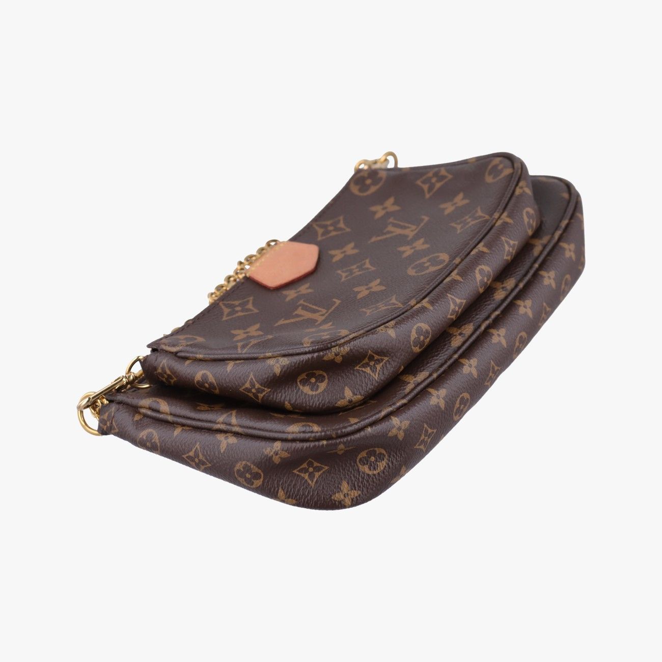 Louis Vuitton Multi Pochette Monogram Brown Khaki Canvas Pouch — view 5