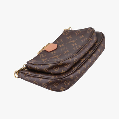 Louis Vuitton Multi Pochette Monogram Brown Khaki Canvas Pouch — view 5