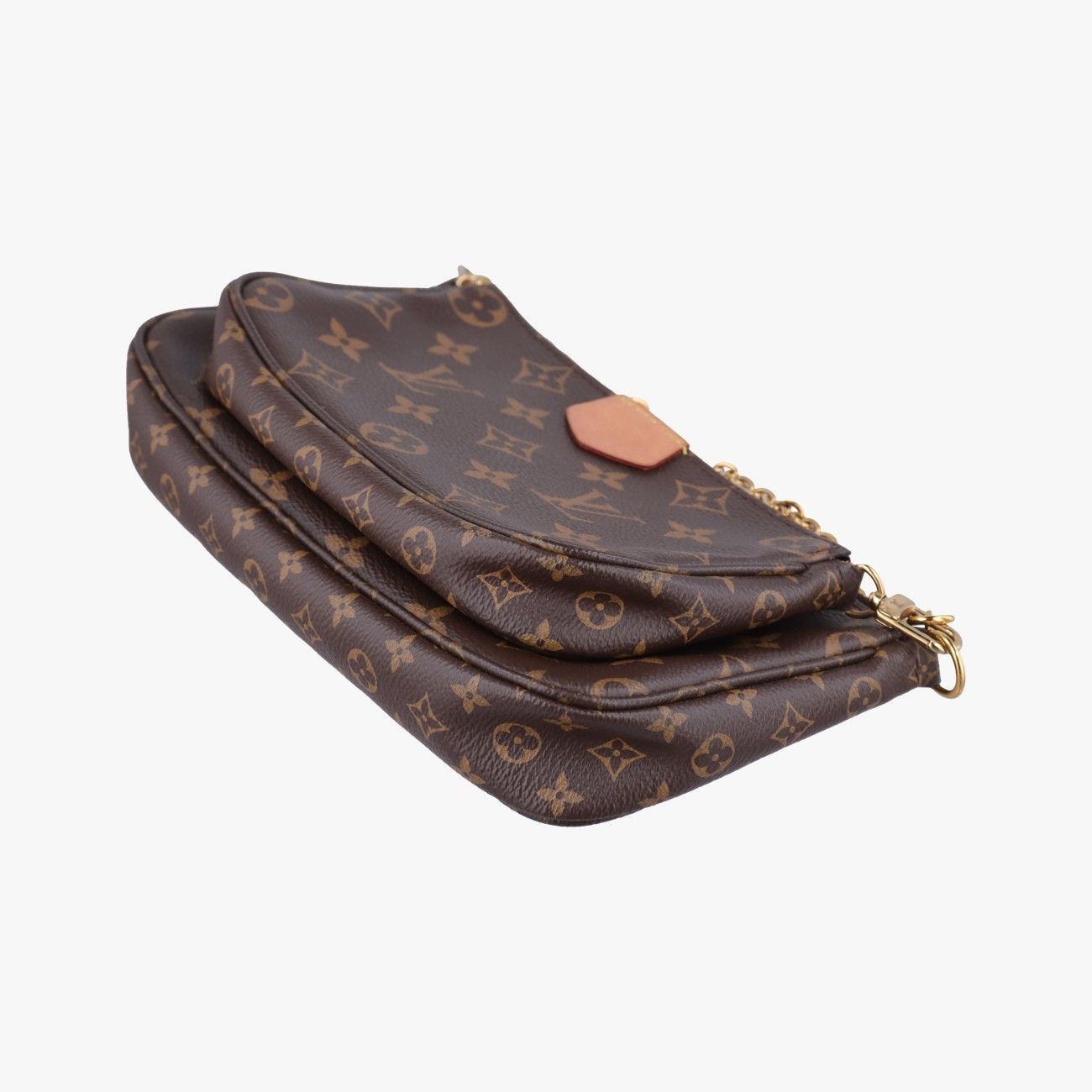 Louis Vuitton Multi Pochette Monogram Brown Khaki Canvas Pouch — view 4