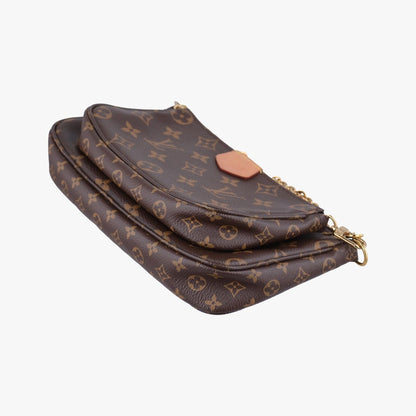 Louis Vuitton Multi Pochette Monogram Brown Khaki Canvas Pouch — view 4