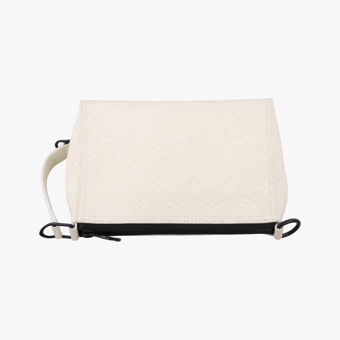 Louis Vuitton Triangle Messenger White Taurillon Leather — view 8