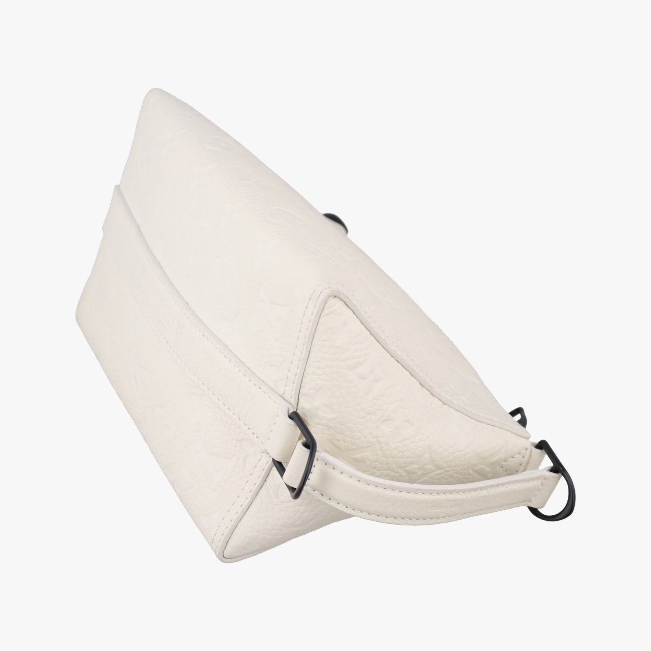 Louis Vuitton Triangle Messenger White Taurillon Leather — view 6