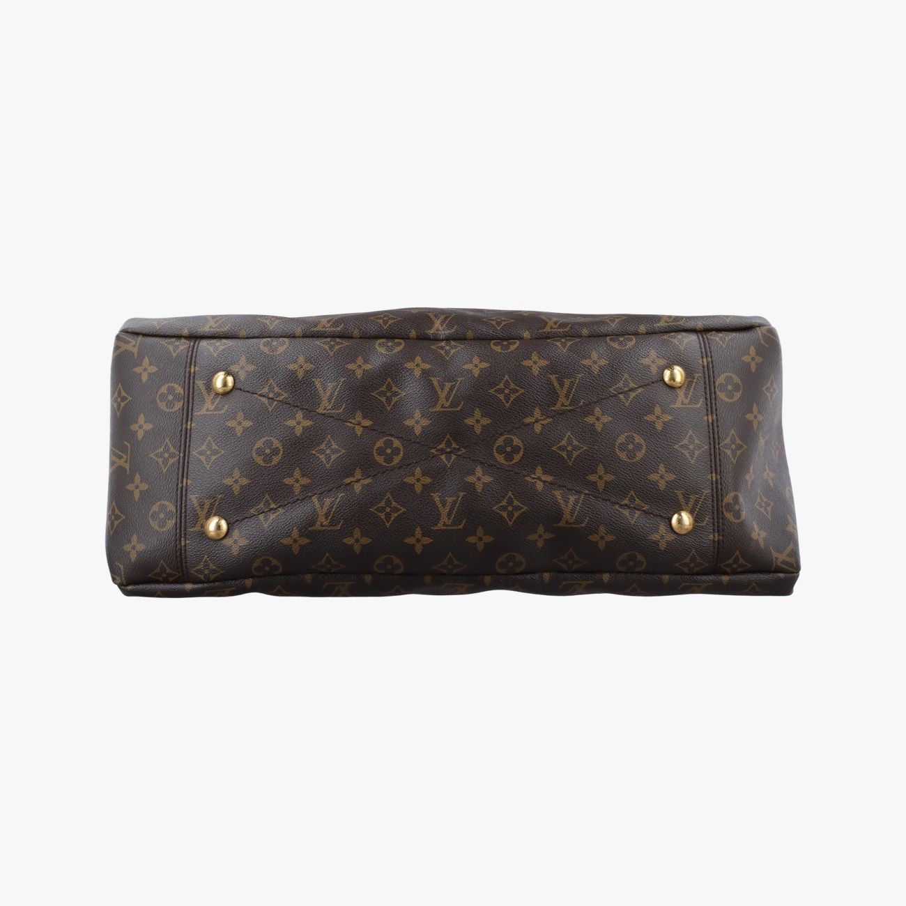 Louis Vuitton MM Monogram Brown Canvas Handbag — view 3