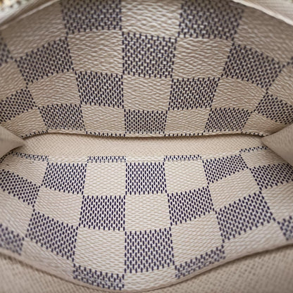 Louis Vuitton Pochette Solo Belt Ceinture Azur Damier Canvas — view 9