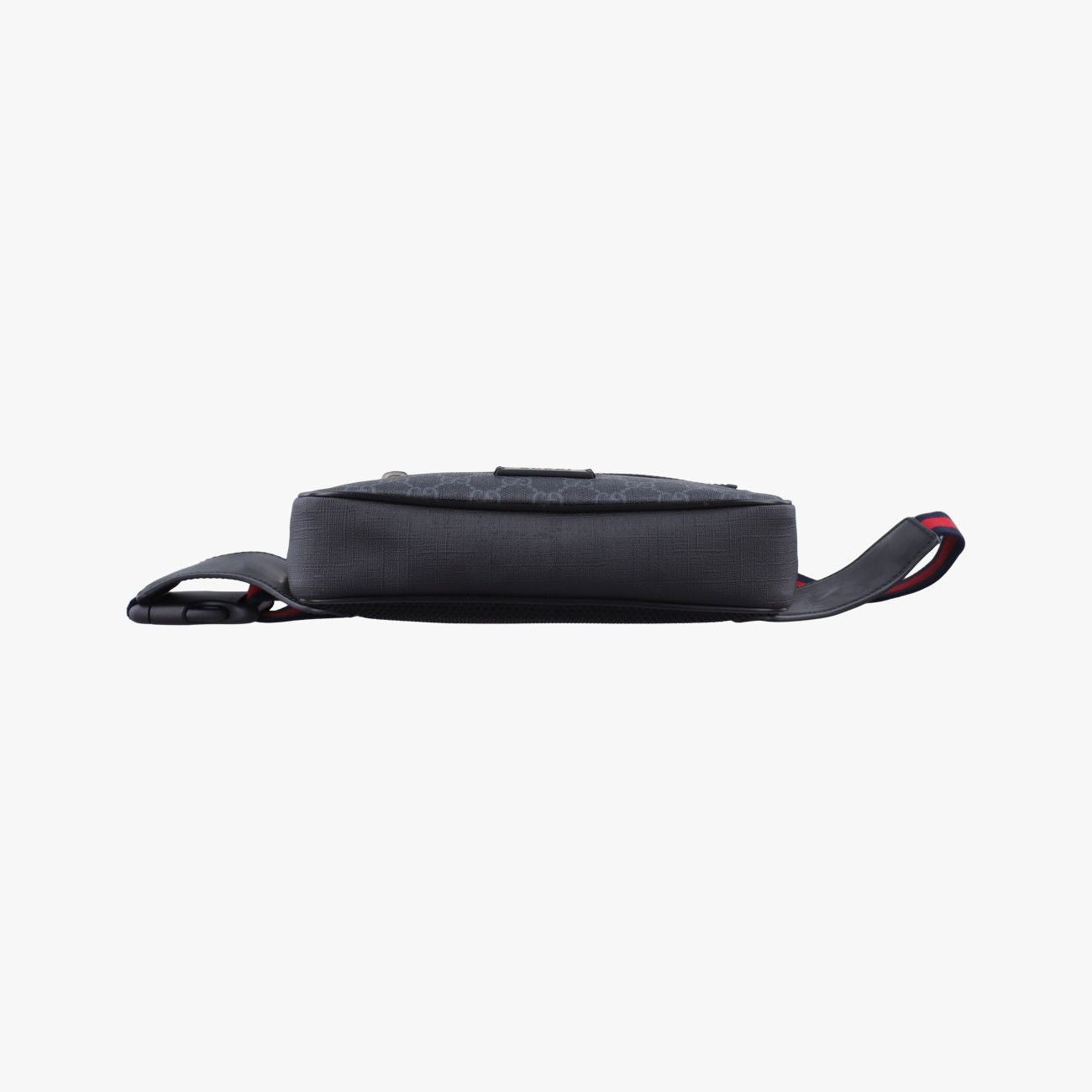 Gucci Soft GG Supreme Tiger Navy Black Canvas Handbag — view 3