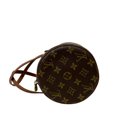 Louis Vuitton Vintage Papillon 30 Monogram Leather Boston Bag Brown — view 5