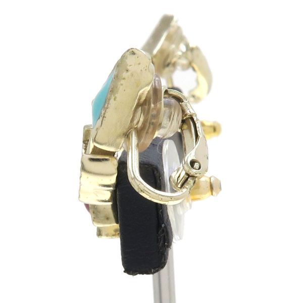 Chanel Earrings Brown — view 2
