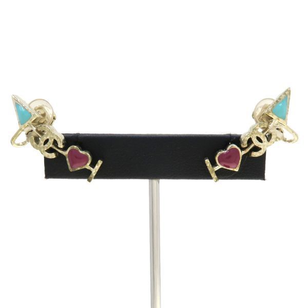 Chanel Earrings Brown