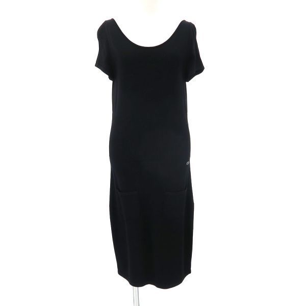 Chanel Knit Dress Black
