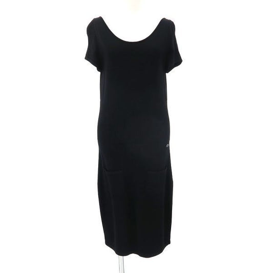 Chanel Knit Dress Black