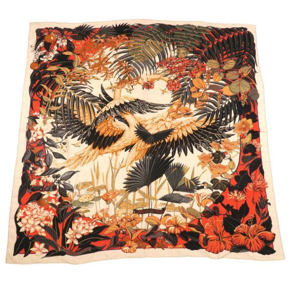 Hermes Carre Geant Cashmere Silk Scarf