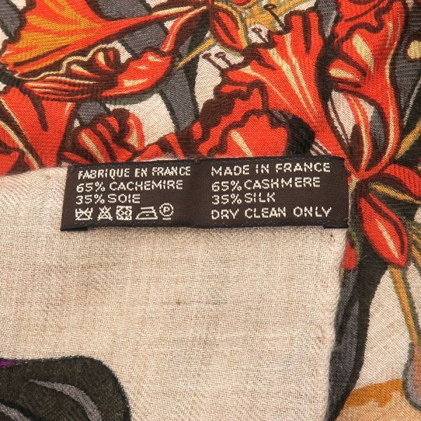 Hermes Carre Geant Cashmere Silk Scarf — view 9