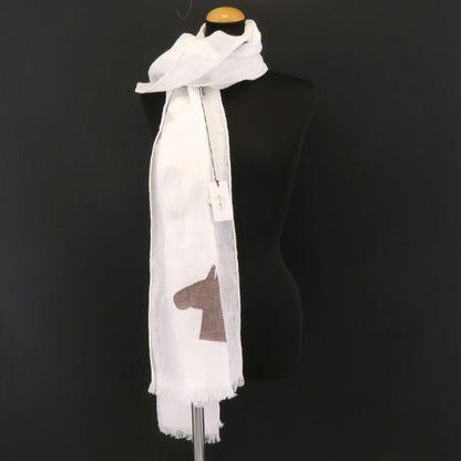 Hermes Scarf White — view 9