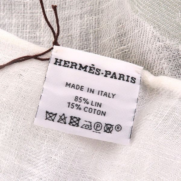 Hermes Scarf White — view 8