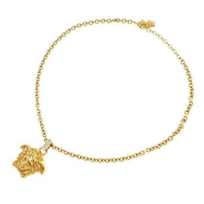Versace Medusa Necklace Silver