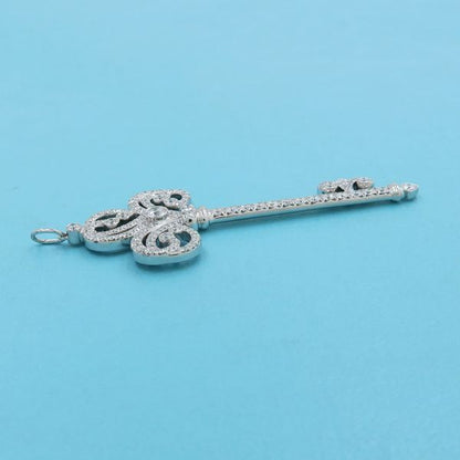 Tiffany & Co Full Dry Ski Diamond Charm Keychain — view 4