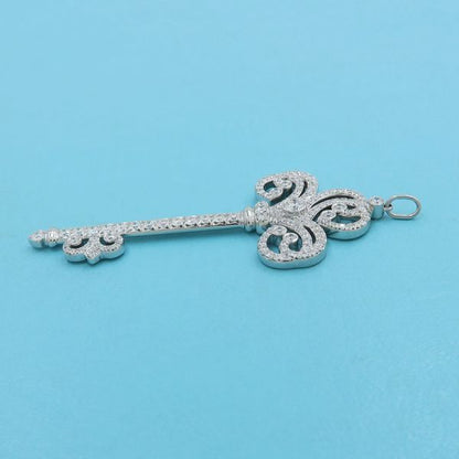 Tiffany & Co Full Dry Ski Diamond Charm Keychain — view 2
