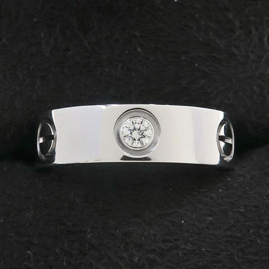Cartier Love Ring Half Diamond