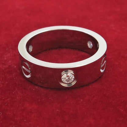 Cartier Love Ring Half Diamond — view 4