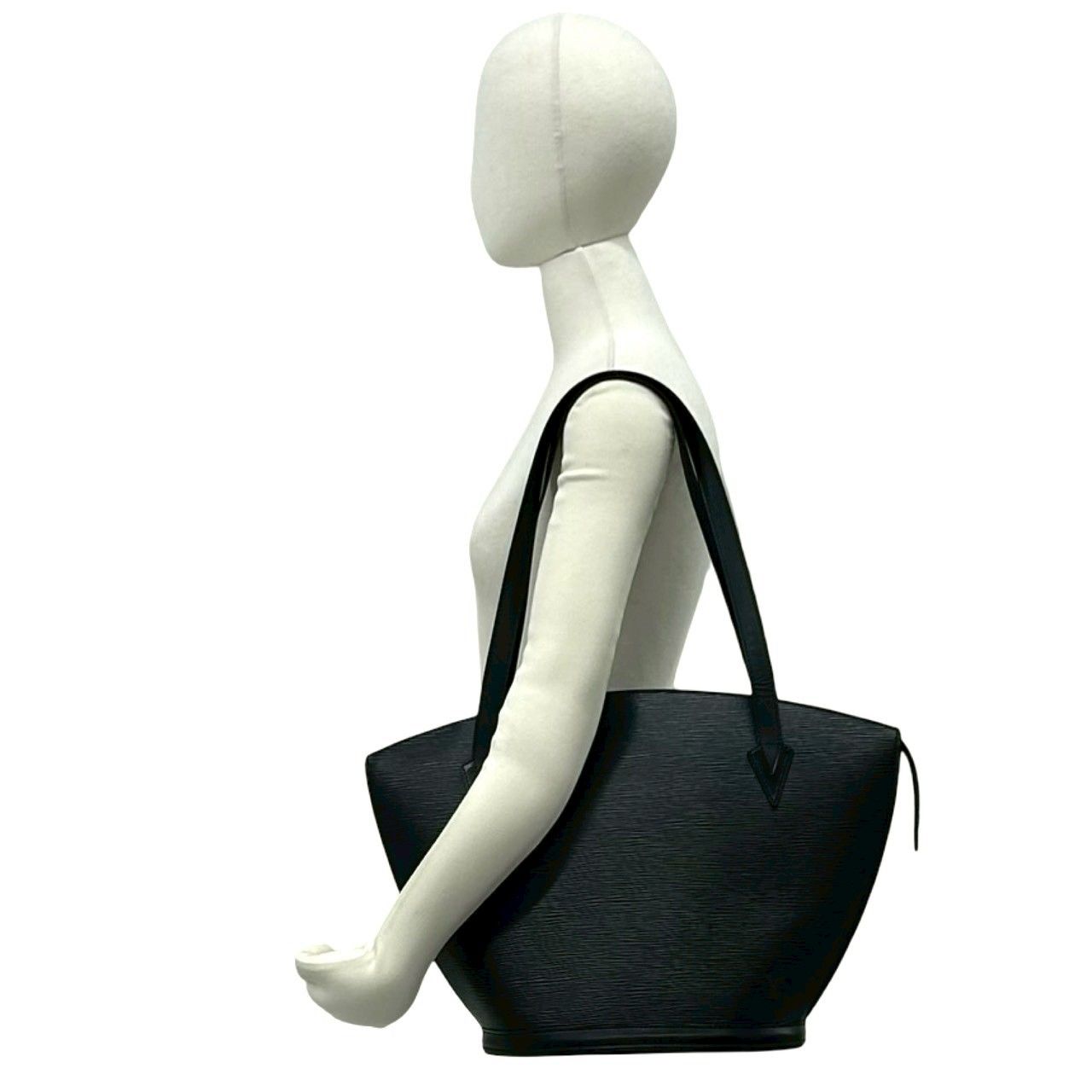 Louis Vuitton Vintage Saint Jacques Epi Leather Tote Shoulder Bag Noir — view 2