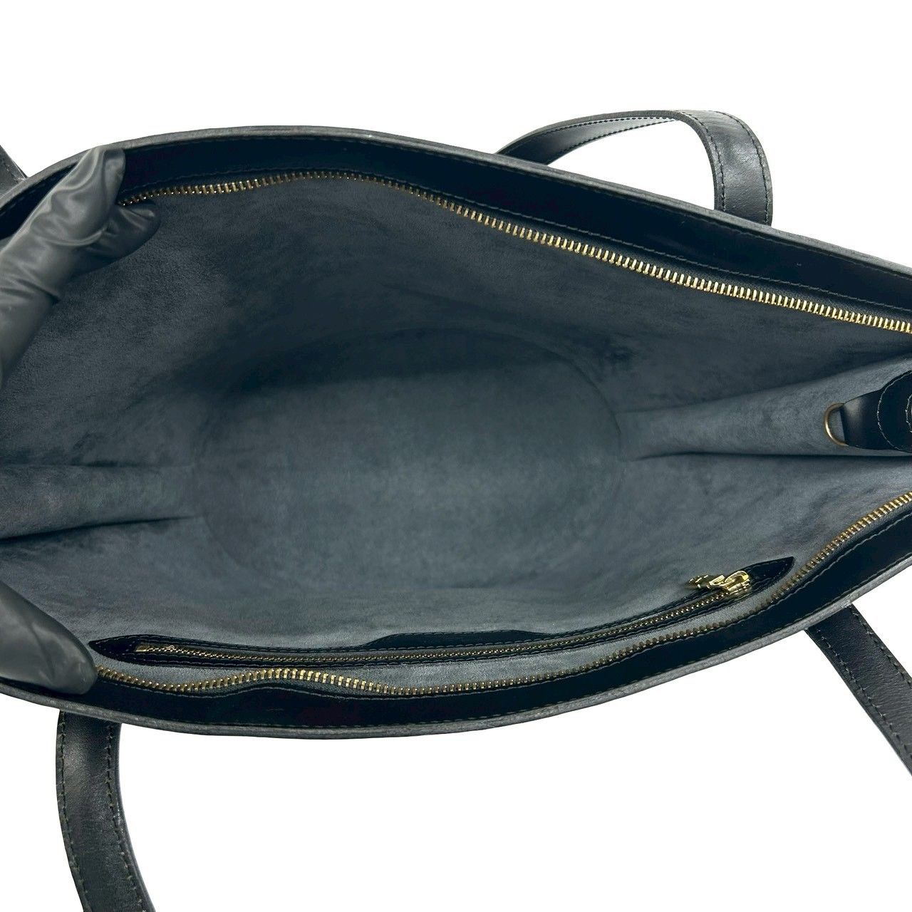 Louis Vuitton Vintage Saint Jacques Epi Leather Tote Shoulder Bag Noir — view 9