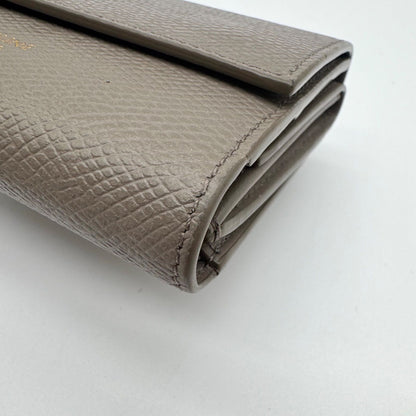 Celine Wallet Small Trifold Gray Leather — view 8