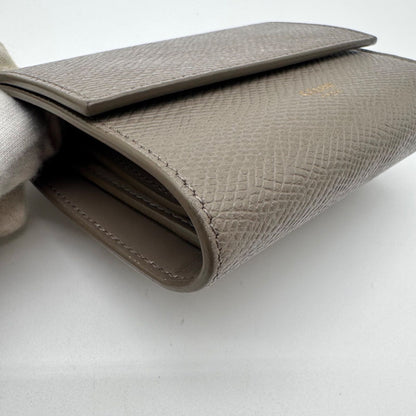 Celine Wallet Small Trifold Gray Leather — view 7