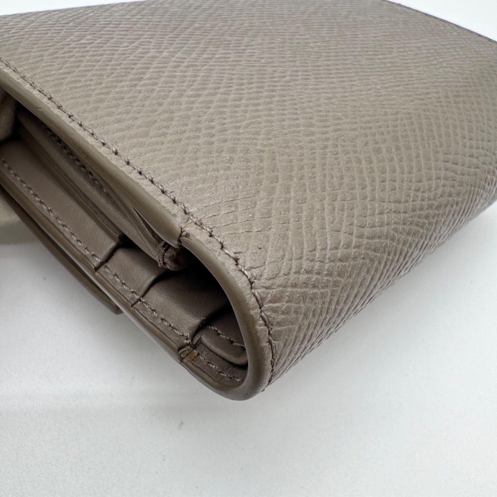 Celine Wallet Small Trifold Gray Leather — view 9