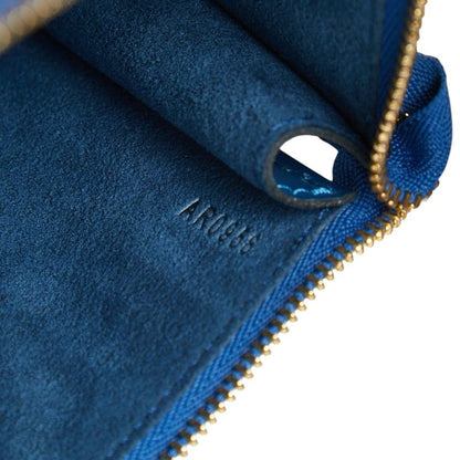 Louis Vuitton Epi Pochette Handbag Pouch Toledo Blue Leather — view 8