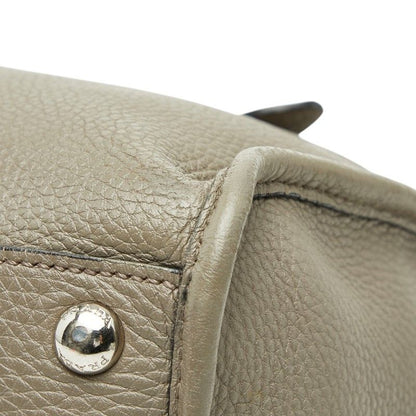 Prada 2-Way Shoulder Bag Gray Leather — view 4