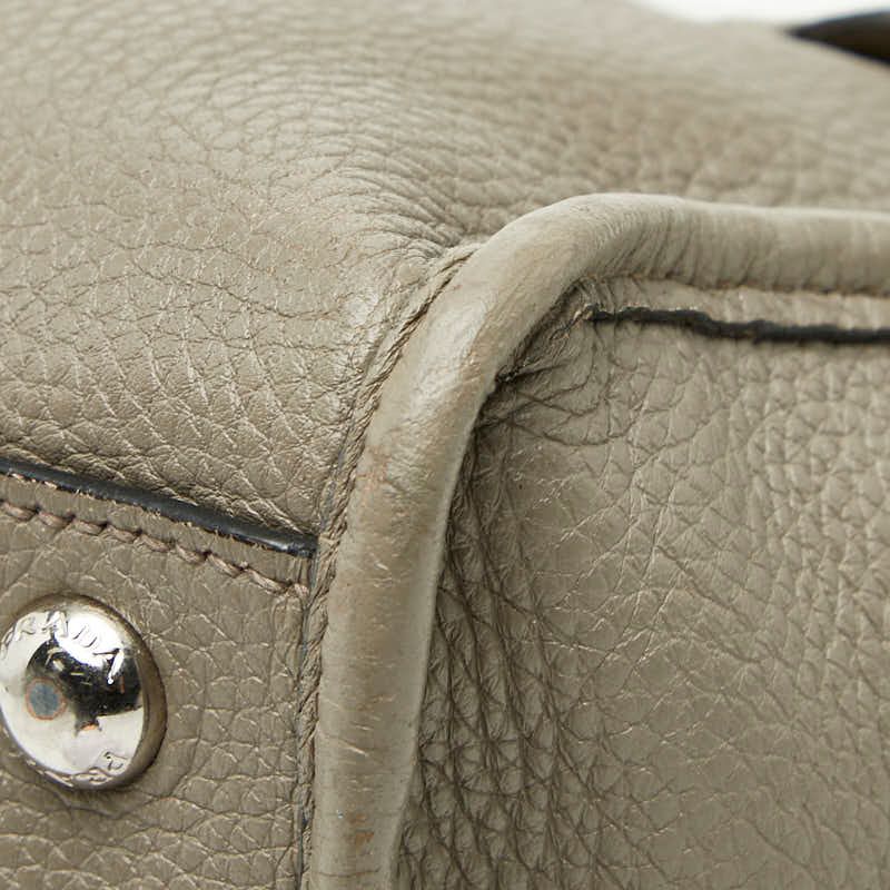 Prada 2-Way Shoulder Bag Gray Leather — view 6