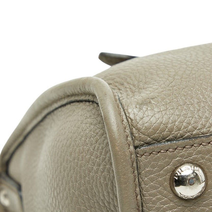 Prada 2-Way Shoulder Bag Gray Leather — view 5