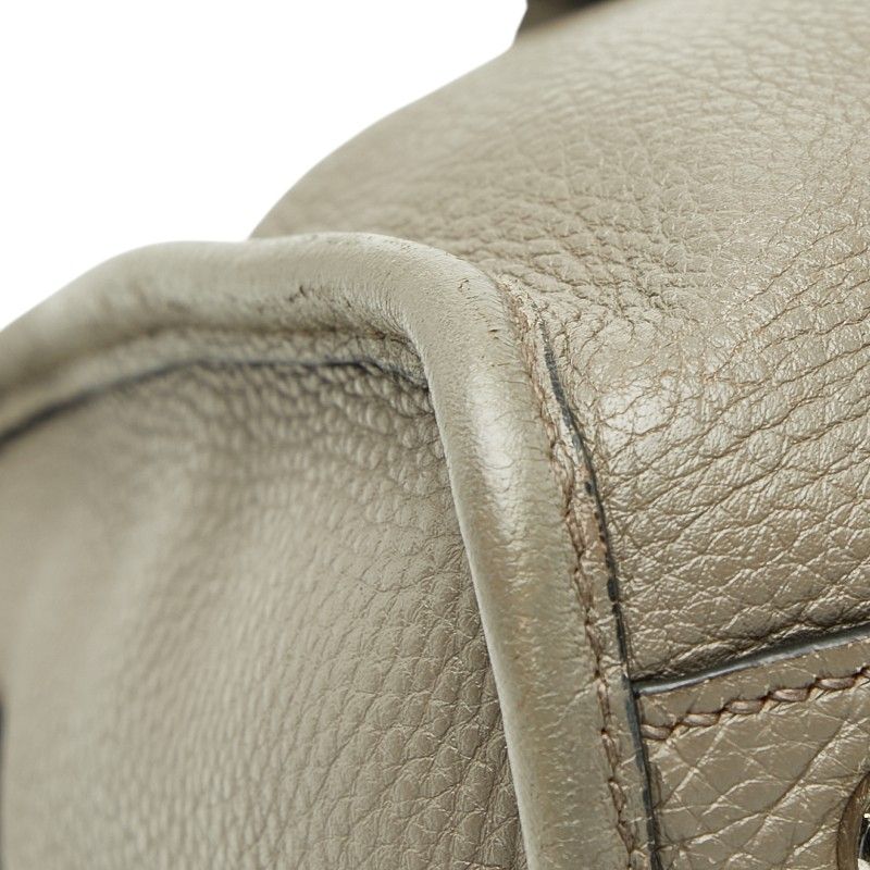 Prada 2-Way Shoulder Bag Gray Leather — view 7