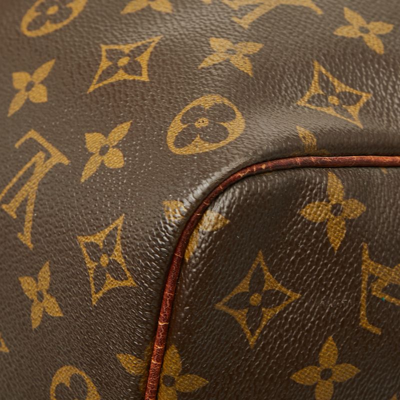Louis Vuitton Monogram Keepall Bandouliere 60 Boston Bag 2-Way Brown Leather — view 6