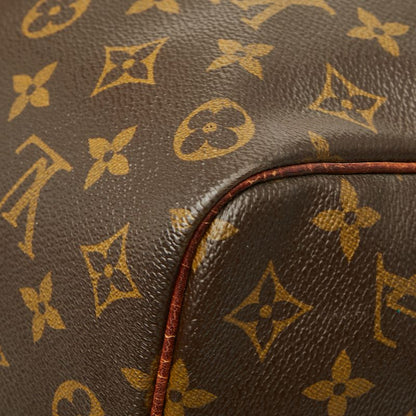 Louis Vuitton Monogram Keepall Bandouliere 60 Boston Bag 2-Way Brown Leather — view 6