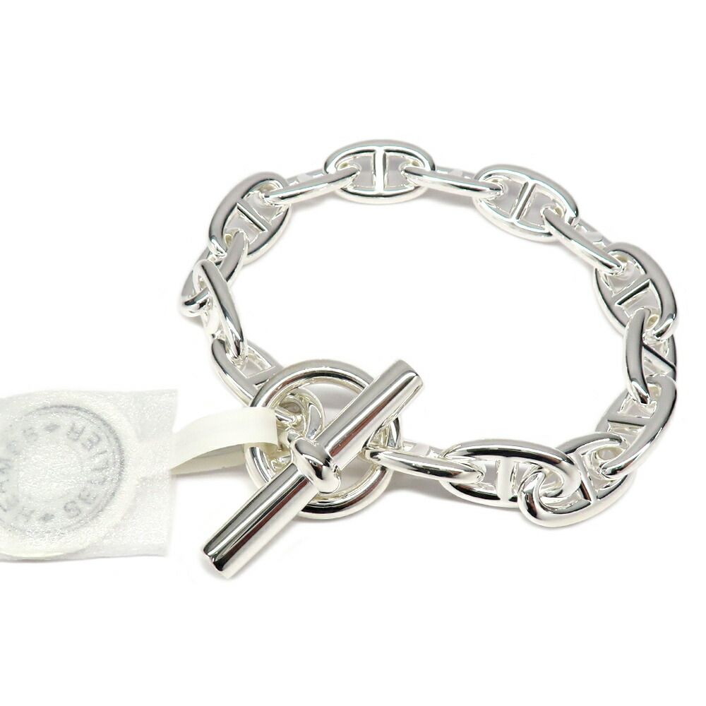 Hermes Bracelet Chaine D'ancre GM 15 Links Construction Silver