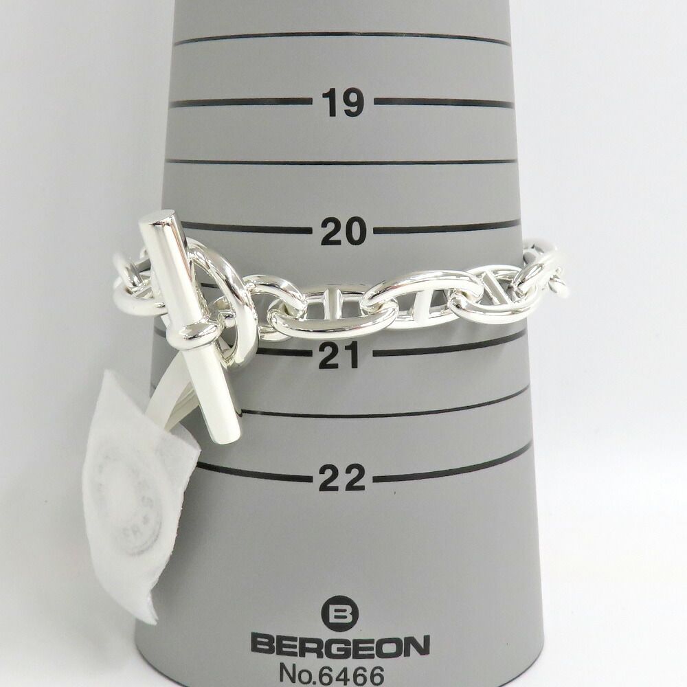 Hermes Bracelet Chaine D'ancre GM 15 Links Construction Silver — view 8