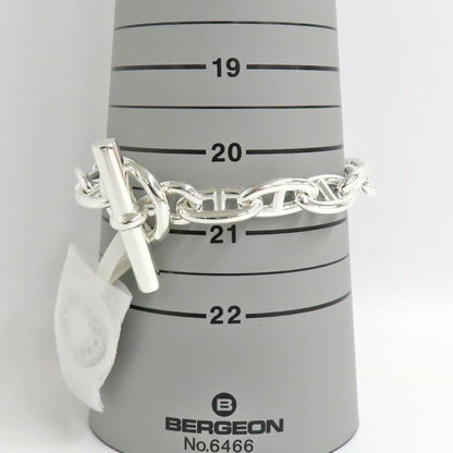 Hermes Bracelet Chaine D'ancre GM 15 Links Construction Silver — view 8